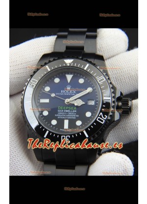 Rolex Sea Dweller Movimiento Japonés Reloj Réplica Dial Azul 44MM