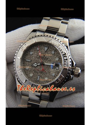 Rolex Yachtmaster Acero Inoxidable Japones Reloj Réplica- 40MM - Dial Gris 