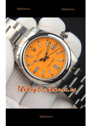 Rolex Oyster Perpetual Movimiento Japonés Reloj Réplica36MM - Dial Amarillo