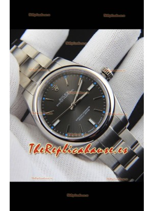 Rolex Oyster Perpetual Movimiento Japonés Reloj Réplica39MM - Dial Gris