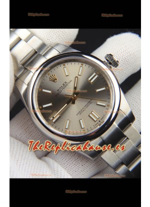 Rolex Oyster Perpetual Movimiento Japonés Reloj Réplica41MM - Dial Gris