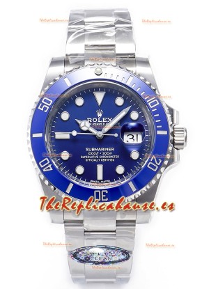 Rolex Submariner Super Clone 40MM Chapado Oro Blanco 116619LB - Reloj Replica Espejo 1:1