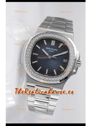 Patek Philippe Nautilus 5711 Reloj Réplica Suizo - Calida espejo 1:1 Bisel en Diamantes