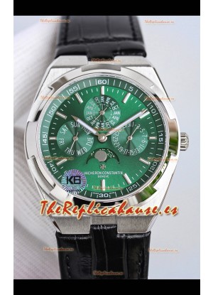 Vacheron Constantin Overseas Calendario Perpetuo Ultra-Fino Dial Verde con Leather Strap