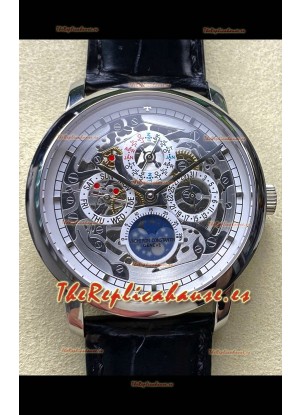 Vacheron Constantin Patrimony Traditionelle Skeleton Calendario Perpetuo Reloj Réplica Suizo  