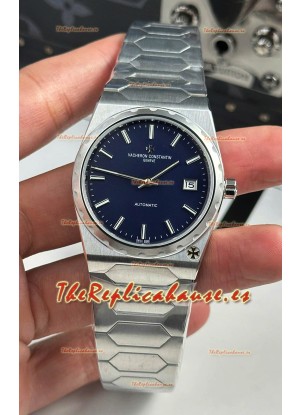 Vacheron Constantin Historiques 222 Super Clone 37MM Caja Acero Reloj en Dial Azul 