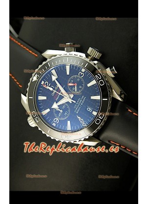 Omega Seamaster The Planet Ocean Réplica Japonesa en negro