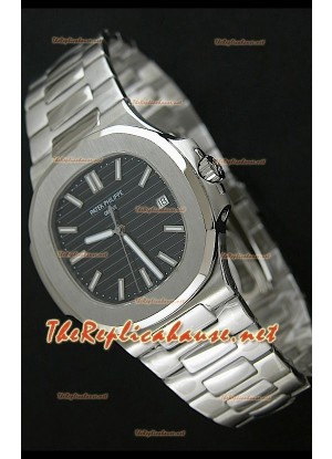 Patek Philippe Nautilus Swiss Réplica con esfera negra