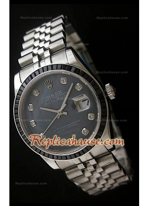 Rolex Datejust Reproducción Reloj Suizo con Esfera Perla