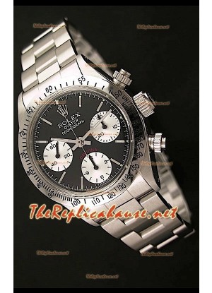 Rolex Cosmógrafo Daytona Ventage 6265 Reloj Suizo con Esfera Negra
