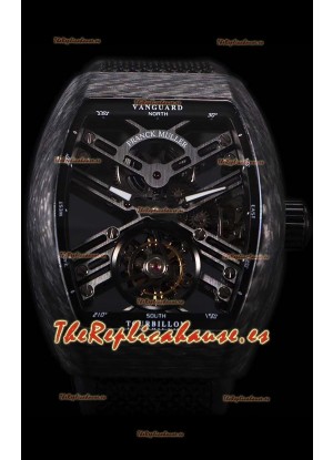 Franck Muller Vanguard Reloj Réplica Suizo Skeleton Tourbillon