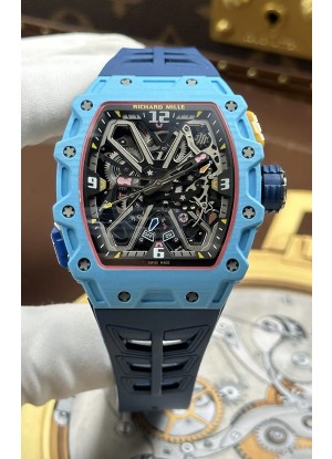 Reloj Richard Mille RM35-03 Edición Rafael Nadal, cuarzo azul pastel TPT Superclon