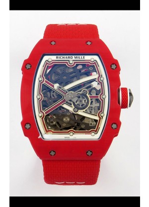 Richard Mille RM67-02 Rojo NTPT 37 Gramos Movimiento clon CRMA7