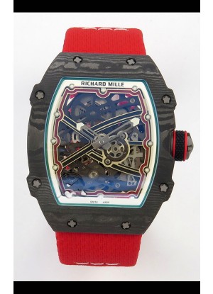 Richard Mille RM67-02 Negro NTPT 37 Gramos Movimiento clon CRMA7