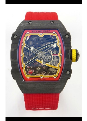 Richard Mille RM67-02 Negro NTPT 37 Gramos Movimiento clon CRMA7