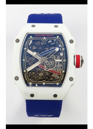Richard Mille RM67-02 Blanco NTPT 37 Gramos Movimiento clon CRMA7