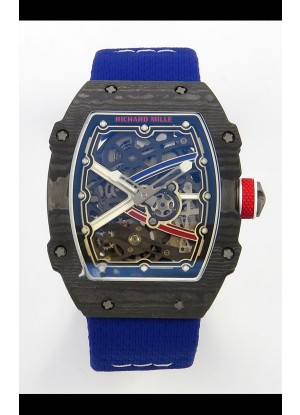 Richard Mille RM67-02 Negro NTPT 37 Gramos Movimiento clon CRMA7