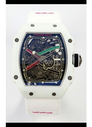 Richard Mille RM67-02 Blanco NTPT 37 Gramos Movimiento clon CRMA7