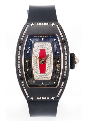 Reloj Richard Mille RM007 automático de cerámica negra Superclon