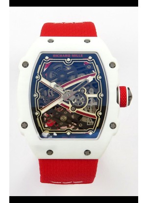 Richard Mille RM67-02 Blanco NTPT 37 Gramos Movimiento clon CRMA7