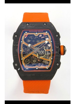 Richard Mille RM67-02 Negro NTPT 37 Gramos Movimiento clon CRMA7