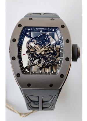 Reloj Richard Mille RM055 MVMNT con volante de inercia variable con caja de cerámica gris, superclon