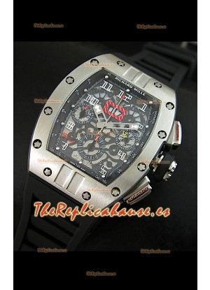 Richard Mille RM011 Edición Filipe Massa  Carcasa de PVD Réplica Suiza