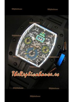 Richard Mille RM011 Edición Filipe Massa  Carcasa de PVD Réplica Suiza