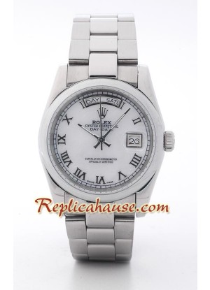 Rolex Réplica Day Date Silver