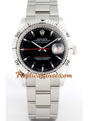 Rolex Réplica Datejust Turn O Graph Reloj Suizo para Hombre