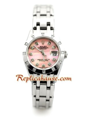 Rolex Réplica Datejust - Silver - Dama -