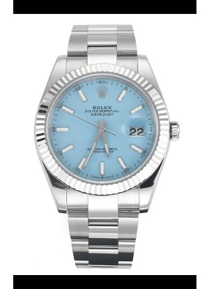 Reloj Rolex Datejust con movimiento Cal.3235, color azul Tiffany, 41 mm, superclon