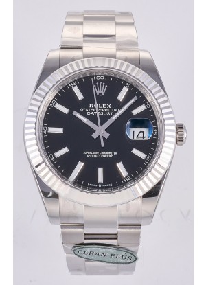 Reloj Datejust Superclon 126334 con esfera negra, 41 mm, MVMNT con volante de inercia variable 3235