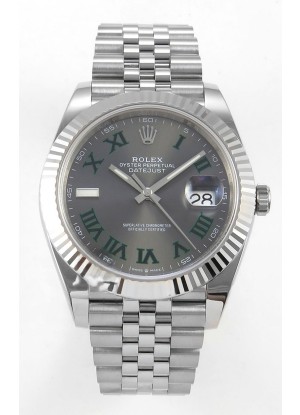 Reloj Datejust Superclon 126334 Wimbledon 41MM MVMNT con volante de inercia variable 3235