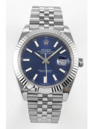 Reloj Datejust Superclon 126334 con esfera azul, 41 mm, MVMNT con volante de inercia variable 3235