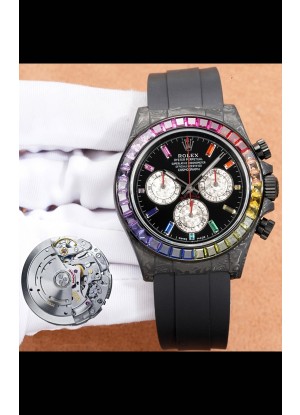 Reloj Rolex Daytona DiW Carbon Edition -Reloj Superclon de Carbono Forjado