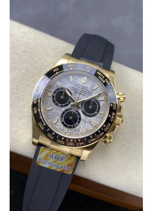 Reloj Rolex Daytona 126518 de oro amarillo con esfera de meteorito y MVMNT con volante de inercia variable, superclon