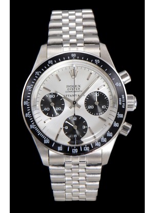 Reloj Rolex Daytona Paul Newman de 37 mm con esfera de acero Tiffany & Co., cuerda manual, superclon