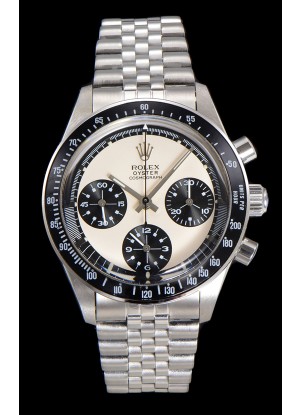 Reloj Rolex Daytona Paul Newman de 37 mm con esfera color crema y cuerda manual, réplica de alta calidad