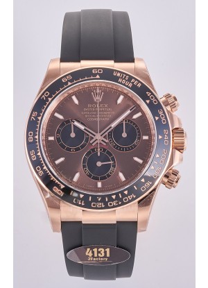 Reloj Rolex Daytona 126515 con esfera marrón, marcadores de bastón y MVMNT con volante de inercia variable, superclon