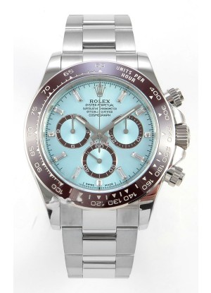 Reloj Rolex Daytona 126506 con marcadores de cristal azul hielo y mecanismo MVMNT con volante de inercia variable, superclon