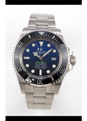 Reloj Rolex Sea-Dweller Deepsea Deep Blue REF# 136660 con mecanismo de resorte libre, superclon