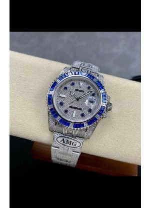 Reloj réplica suizo Rolex Submariner 116610 Iced Out Edition 3