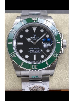 Reloj Rolex Submariner 126610LV Kermit con mecanismo de resorte libre, superclon