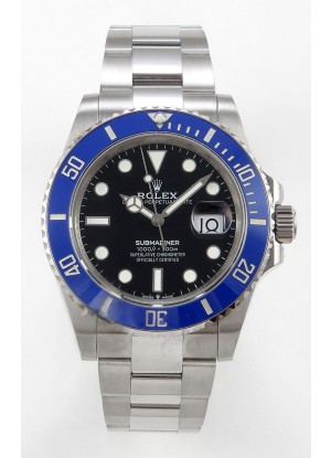 Reloj Rolex Submariner 126619LB Cookie Monster con mecanismo de resorte libre, superclon