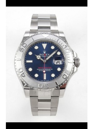 Reloj Rolex Yachtmaster de 40 mm con esfera azul, movimiento 3235, superclon con esfera azul