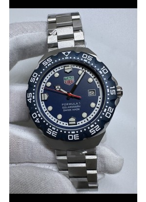 Reloj réplica japonés Tag Heuer Formula 1 con esfera azul y movimiento automático