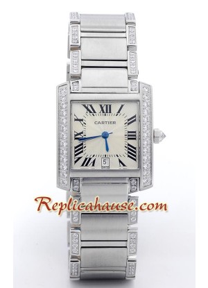 Cartier Tank Francaise Suizo - Tamaño Caballeros