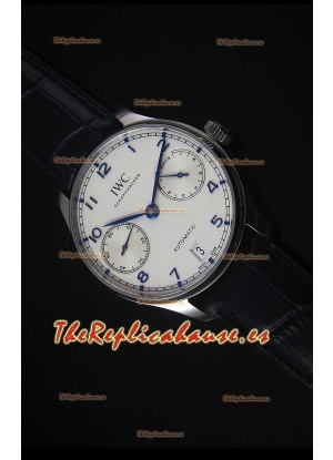 IWC IW500705 Portugieser Reloj Suizo Replica a escala 1:1 Dial Blanco - Versión 2016 Actualizada