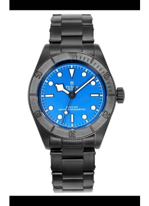 Reloj réplica suizo Tudor Black Bay con caja PVD y esfera azul